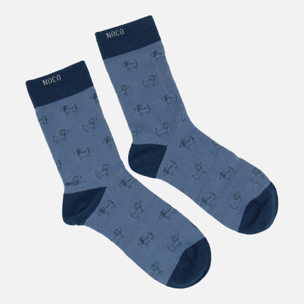 Calcetines para mujer con diseño de perritos