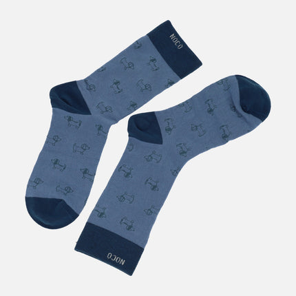 Calcetines para mujer con diseño de perritos