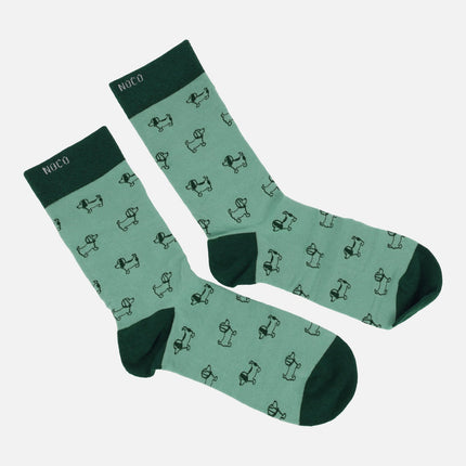 Calcetines para mujer con diseño de perritos