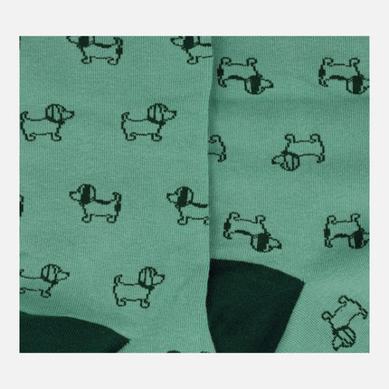 Calcetines para mujer con diseño de perritos