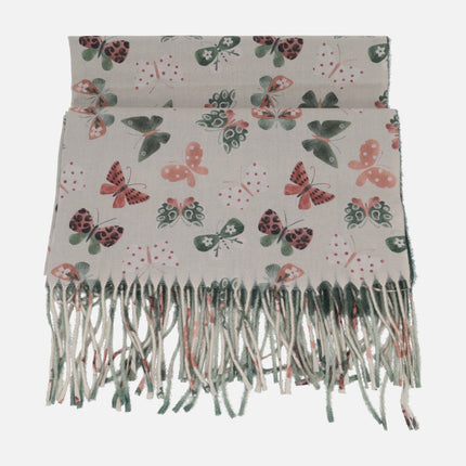 Pashminas diseño mariposas