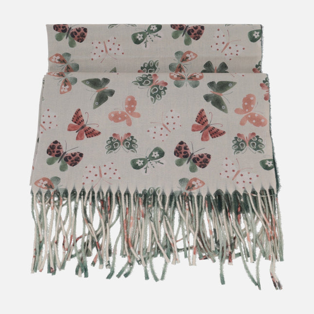 Pashminas diseño mariposas