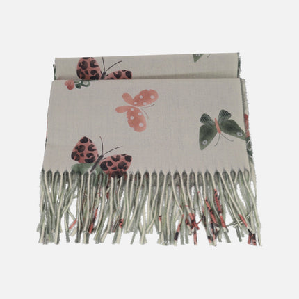 Pashminas diseño mariposas