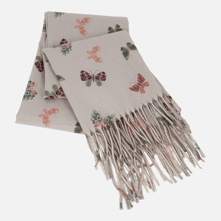 Pashminas diseño mariposas