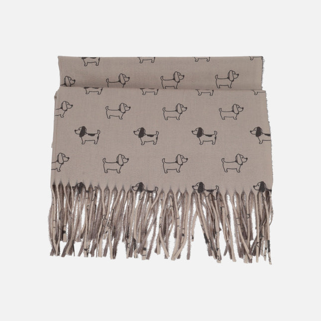 Pashminas Noco con diseño de perritos