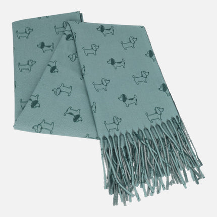 Pashminas Noco con diseño de perritos
