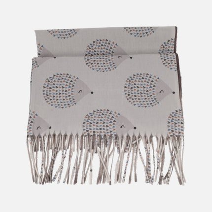 Pashminas Noco con diseño de erizos