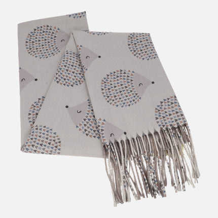 Pashminas Noco con diseño de erizos