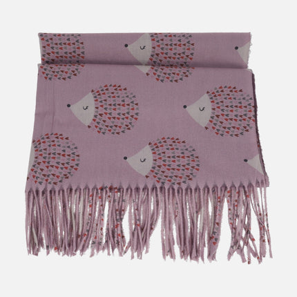Pashminas Noco con diseño de erizos