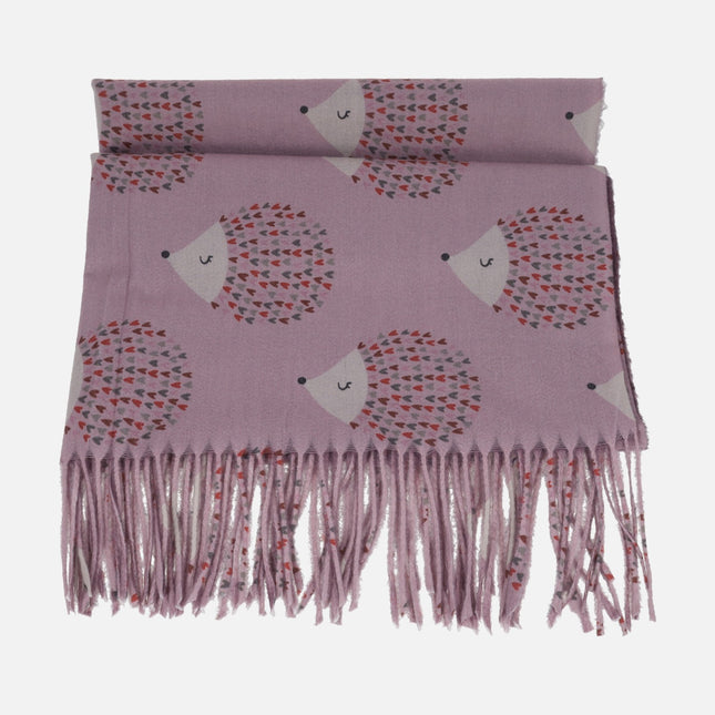 Pashminas Noco con diseño de erizos