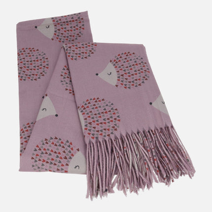 Pashminas Noco con diseño de erizos