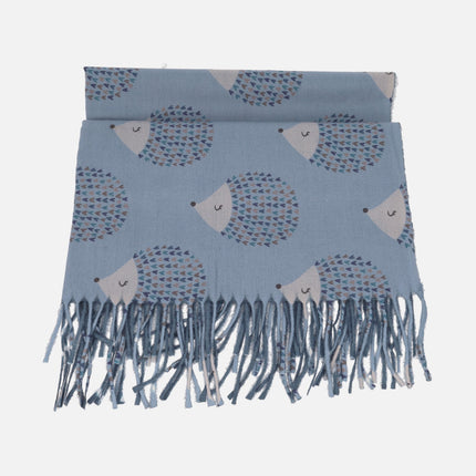 Pashminas Noco con diseño de erizos