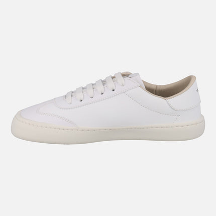 Zapatillas deportivas Olmo Barefoot efecto piel monocromo blanco