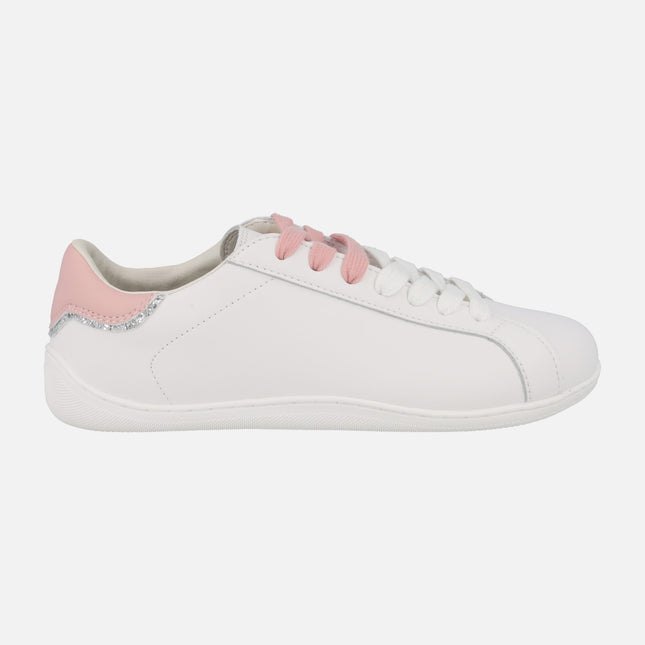 Zapatillas Barefoot Gioseppo Saline en piel blanca