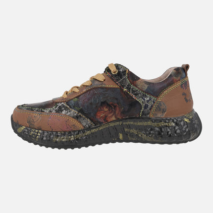 Zapatillas deportivas en combinado marrón Burton 36