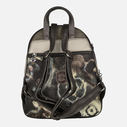 Real backpacks with triple compartment