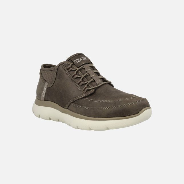 Botines marrones para hombre Slip Ins Summits Siegul