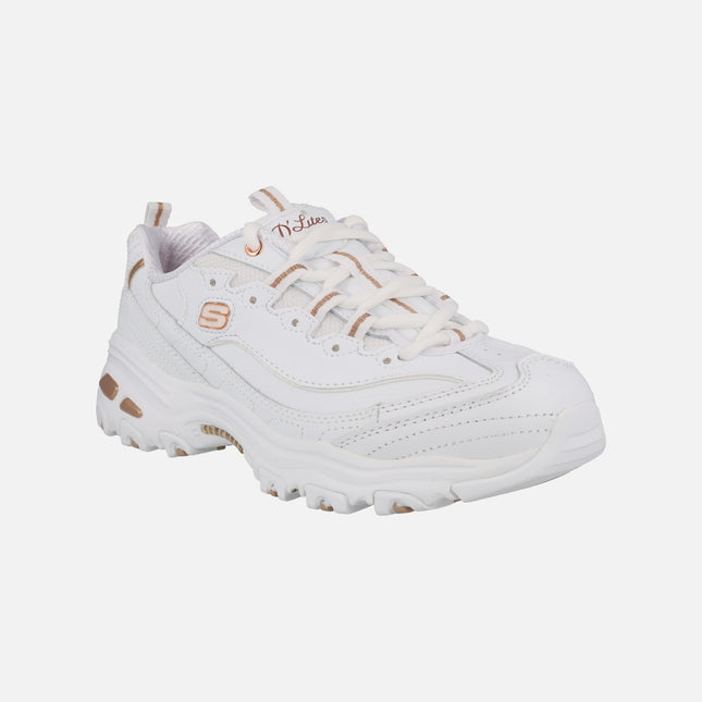 Zapatillas deportivas blancas Skechers D'lites Fresh Start