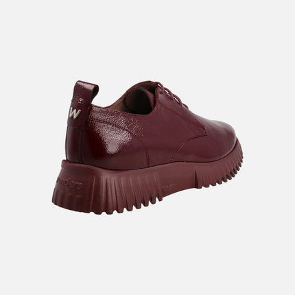 Zapatos de cordones en piel charol FlexFly 01