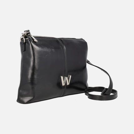 Bolsos bandolera Wonders WB-54022 con logo metálico