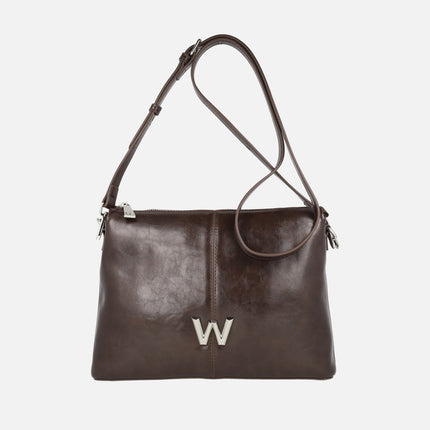 Bolsos bandolera Wonders WB-54022 con logo metálico