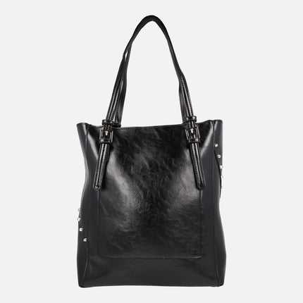 Freeda leather effect bags with studded detail