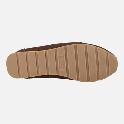 Zapatillas deportivas para mujer Aster en piel serraje