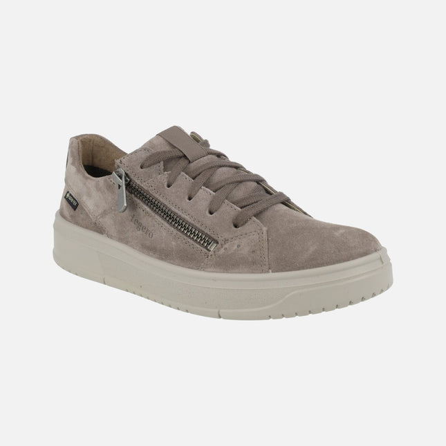 Deportivos de cordones con cremallera y membrana Gore tex