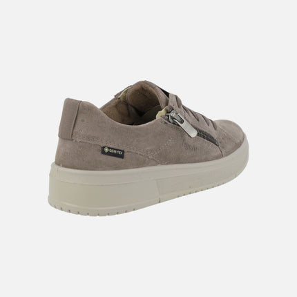 Deportivos de cordones con cremallera y membrana Gore tex