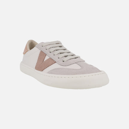 Olmo Barefoot unisex sneakers leather and suede effect