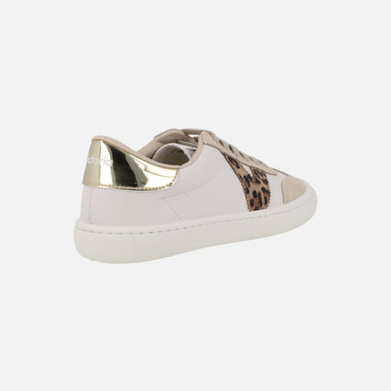 Olmo Barefoot sneakers with leather effect and leopard print VICTORIA