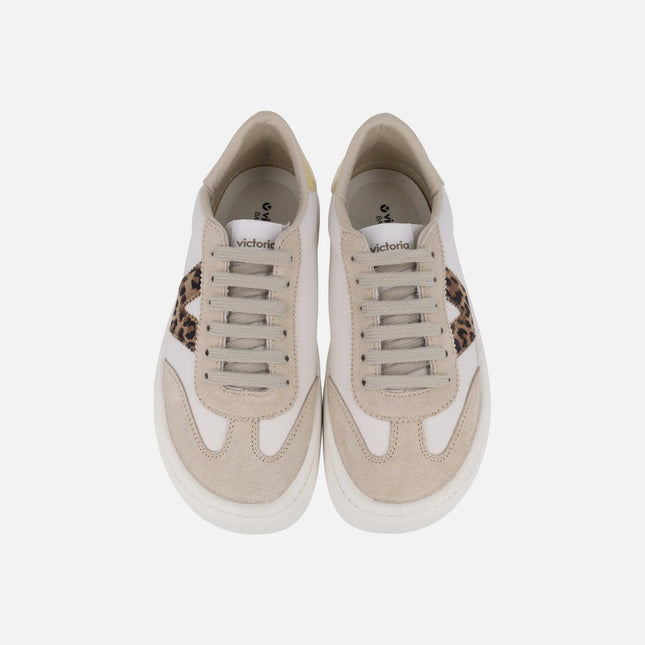 Zapatillas deportivas Olmo Barefoot efecto piel y fantasia leopardo VICTORIA