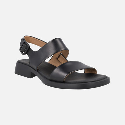 Sandalias de piel para mujer Dana con tacón bajo