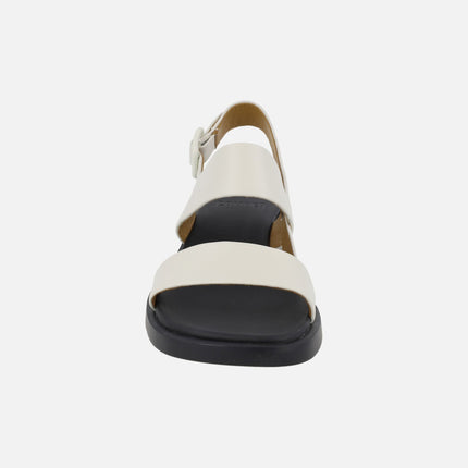 Sandalias de piel para mujer Dana con tacón bajo