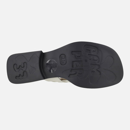 Sandalias de piel para mujer Dana con tacón bajo