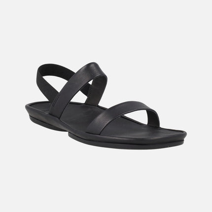 Sandalias negras de piel Right Isla
