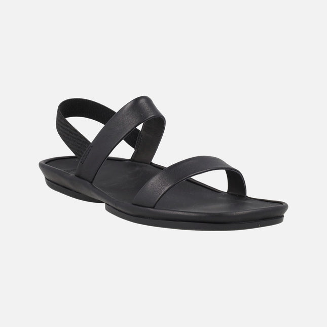 Sandalias negras de piel Right Isla
