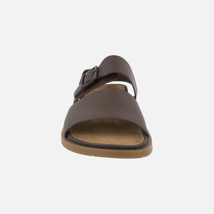 Sandalias marrones de piel para hombre Lluc sandal