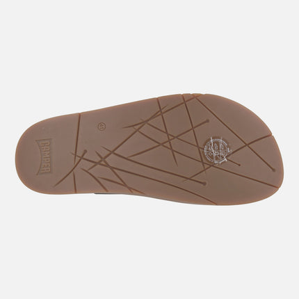 Sandalias marrones de piel para hombre Lluc sandal