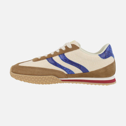 Zapatillas deportivas BLOMKEST en tejido lino y serraje