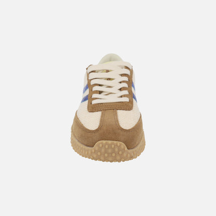 Zapatillas deportivas BLOMKEST en tejido lino y serraje