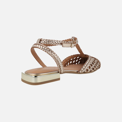 Bailarinas trenzadas de piel Jhelum