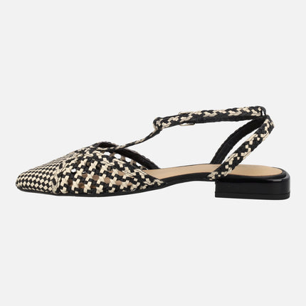 Bailarinas trenzadas de piel Jhelum