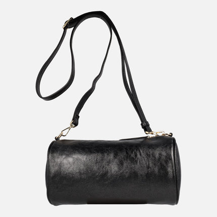 Bolsos negros cilíndricos línea Gold
