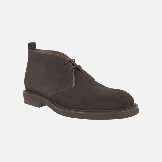 Botines de cordones para hombre Baltimore en ante moka