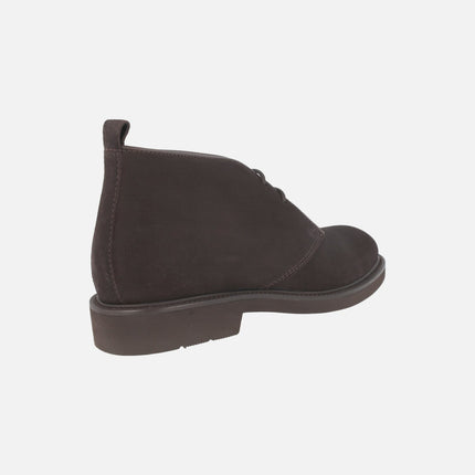 Botines de cordones para hombre Baltimore en ante moka