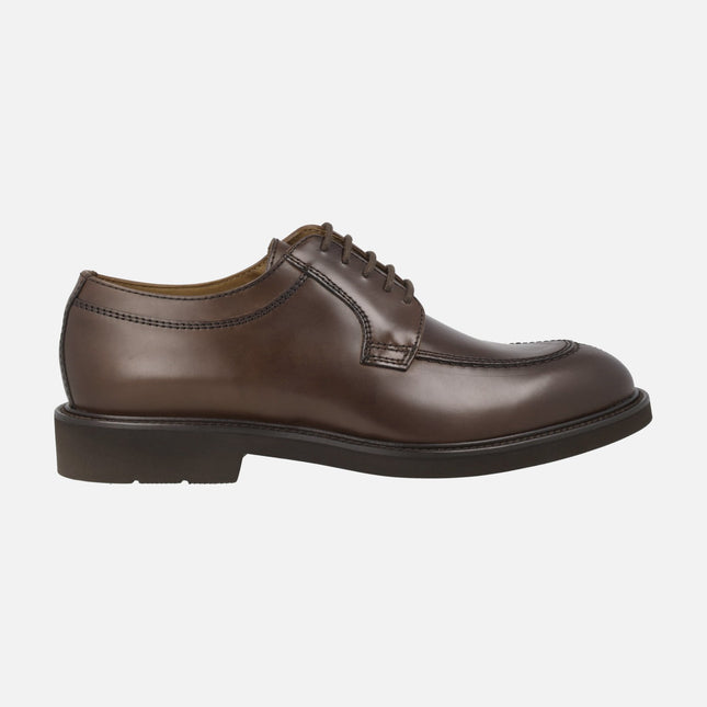 Zapatos marrones estilo blucher de cordones para hombre