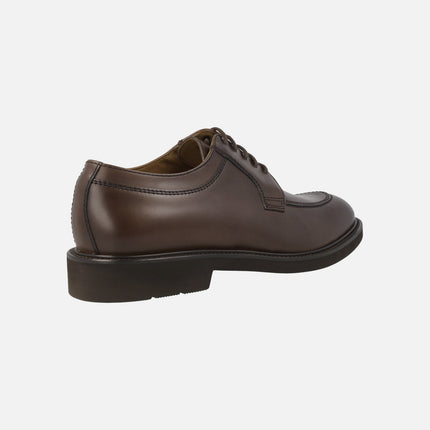 Zapatos marrones estilo blucher de cordones para hombre
