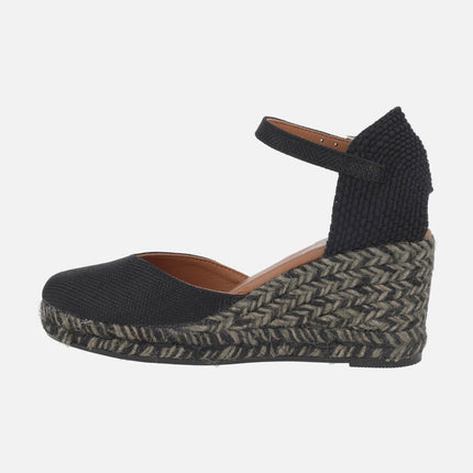 Alpargatas de yute con pulsera al tobillo