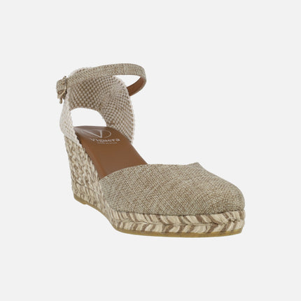 Alpargatas de yute con pulsera al tobillo